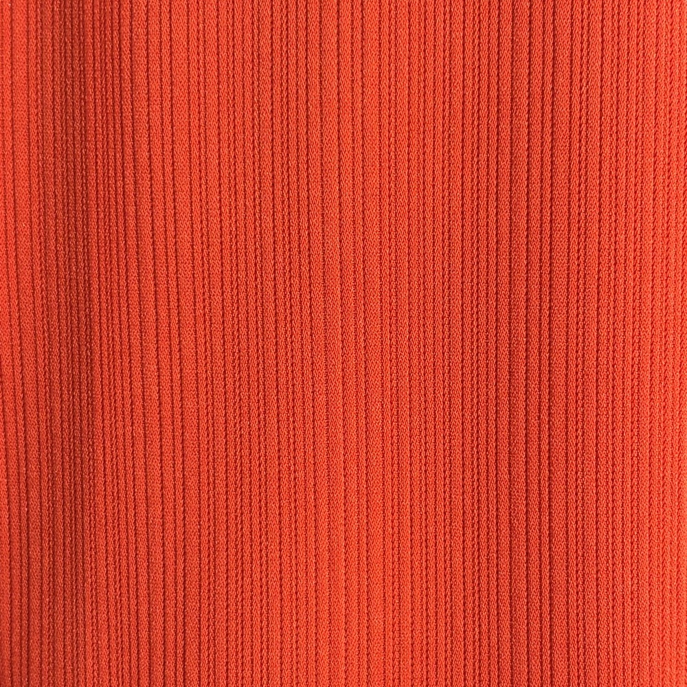 Theory High Waist Wide-Leg Pleated Pants Admiral Stripe Poppy Orange - Size 8 - Picture 3 of 9
